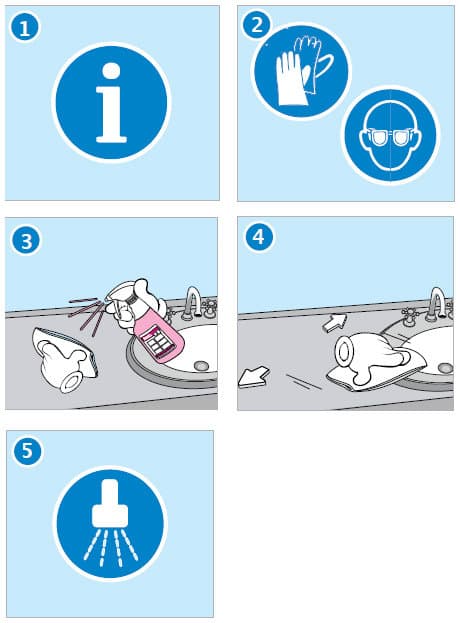 Oasis Pro Acid Bath средство для обработки и чистки ванных комнат - миниатюра 3