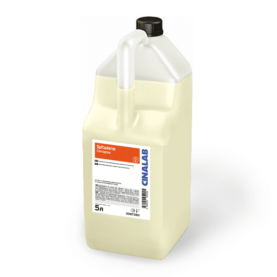 Spitaderm кожный антисептик для обработки рук Cinalab - миниатюра 2