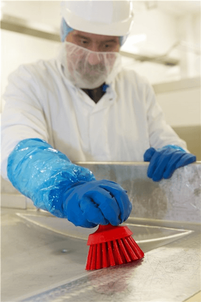 Щетка ручная круглая жесткая, Ø110 мм, жёсткий ворс - миниатюра 3