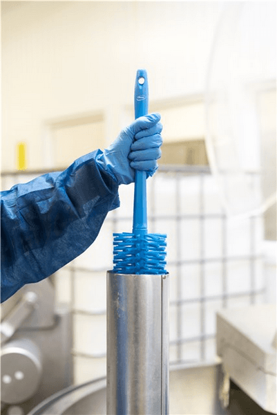 Щетка-ерш с ручкой, цельная, Ø90 мм, средний/жёсткий ворс - миниатюра 4