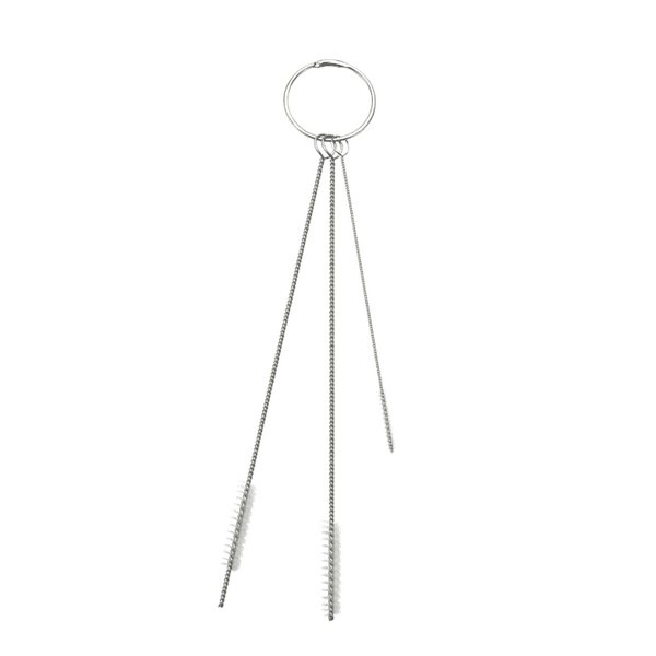 Набор щеток в количестве 3-х штук, диаметром 2, 5, 6 мм, мягкий ворс