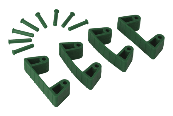 Резиновый зажим 4 шт. к настенным креплениям, 120 мм - миниатюра 2