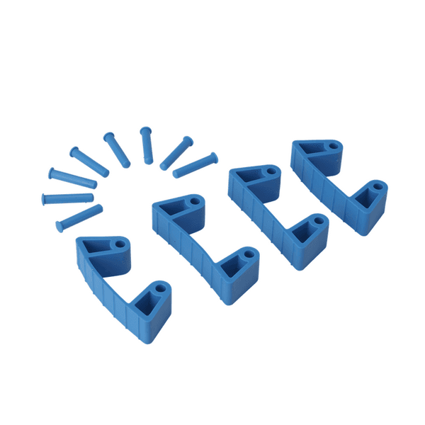 Резиновый зажим 4 шт. к настенным креплениям, 120 мм