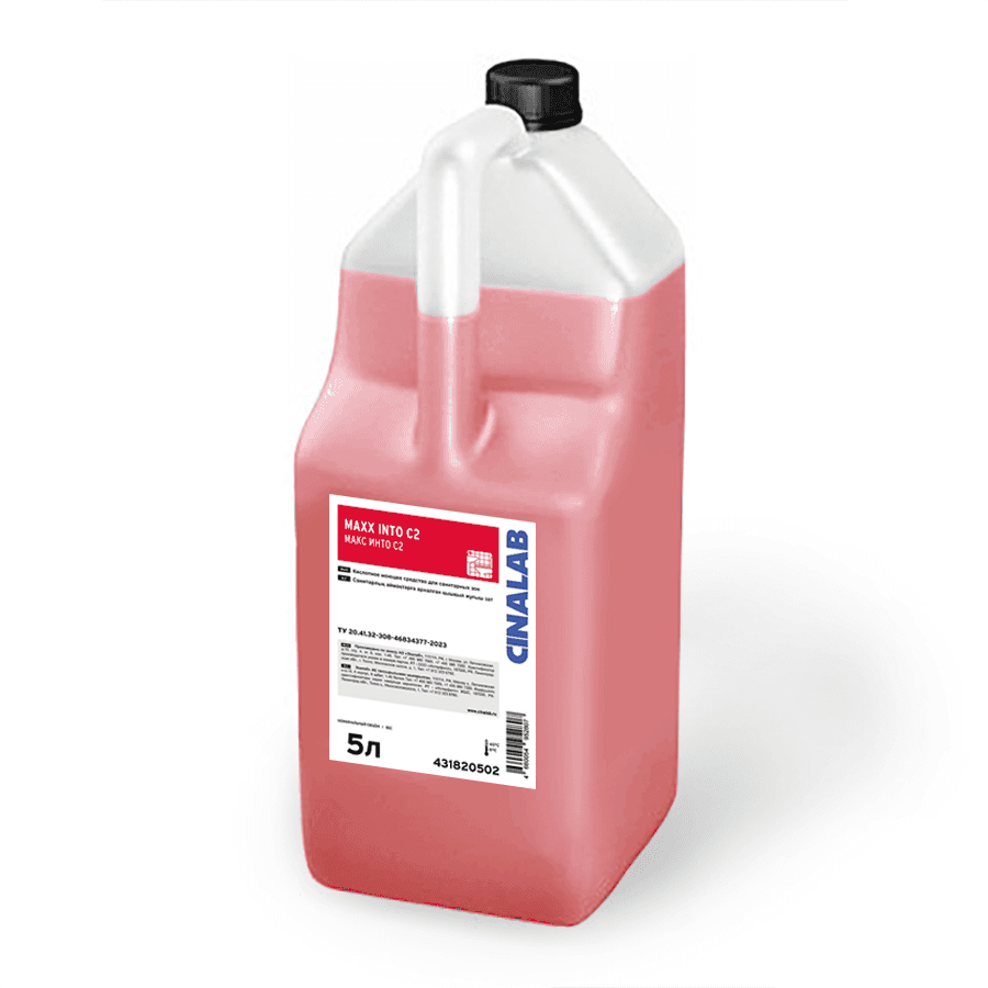 MAXX Into C2 средство для санитарных зон на основе молочной кислоты Cinalab