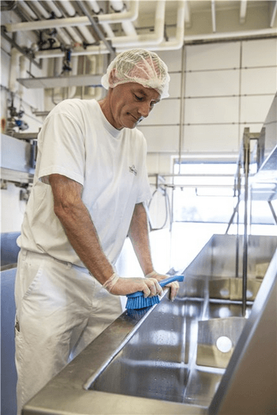 Щетка для мытья с короткой ручкой, 270 мм, жёсткий ворс - миниатюра 4