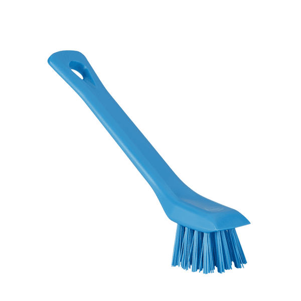 Щетка для чистки деталей с краем-скребком, 150 мм, жёсткий ворс