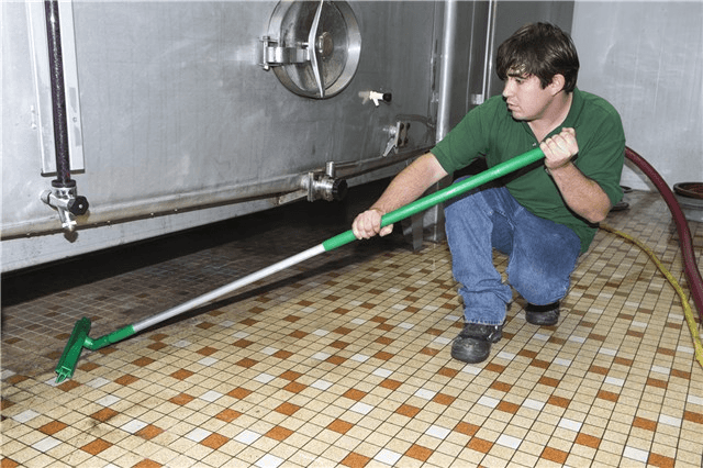 Гигиеничный сгон с подвижным креплением и сменной кассетой, 505 мм - миниатюра 4